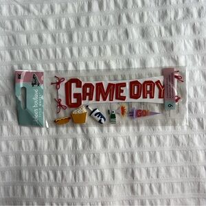 Jolee's Boutique Game Day Dimensional Title Waves Sticker Set